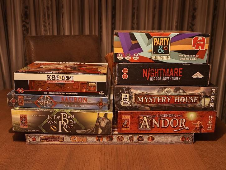 Verschillende bordspellen te ruil, of kleine bijdrage, Hobby en Vrije tijd, Gezelschapsspellen | Bordspellen, Zo goed als nieuw