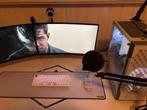 Complete Gaming / Streaming Setup, Computers en Software, Desktop Pc's, Ophalen, 32 GB, Gaming PC, AMD Ryzen 5