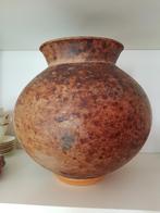 Aardewerken decoratieve vaas uit Indonesië, Ophalen, Gebruikt, Overige kleuren, Aardewerk of Porselein