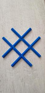 Lego trein 4,5 Volt blauwe rails kruispunt / kruising., Ophalen of Verzenden, Zo goed als nieuw, Complete set, Lego