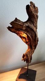 Houten Lamp - Drijfhout Design, Ophalen of Verzenden, Zo goed als nieuw, Modern, Minder dan 50 cm