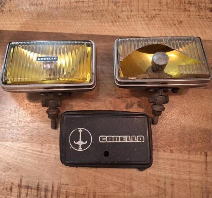 Carello Mistlampen / Rally Lampen Oldtimer, Auto-onderdelen, Verlichting, Oldtimer onderdelen, Gebruikt, Ophalen of Verzenden