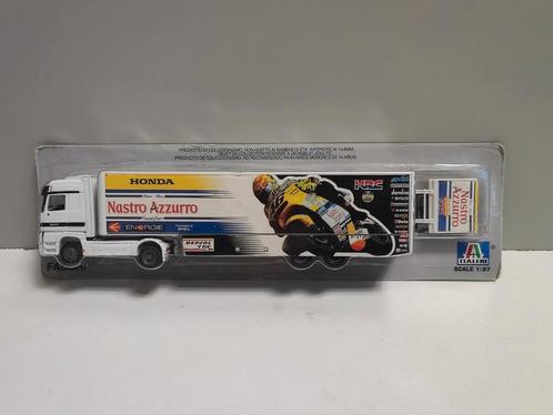 Mercedes truck - Valentino Rossi - Nastro Azzurro - MotoGP, Hobby en Vrije tijd, Modelauto's | 1:87, Nieuw, Bus of Vrachtwagen