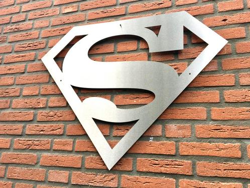 Superman Marvel RVS logo, Verzamelen, Stripfiguren, Nieuw, Overige typen, Superheld, Ophalen of Verzenden