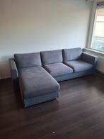 3-Seat Chaise Lounge Gray Sofa with pull out mattress, Ophalen, Overige materialen, 250 tot 300 cm, Hoekbank