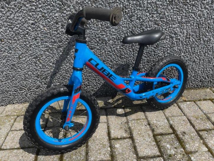 Cube loopfiets, Fietsen en Brommers, Fietsen | Kinderfietsjes, Gebruikt, Minder dan 16 inch, Ophalen