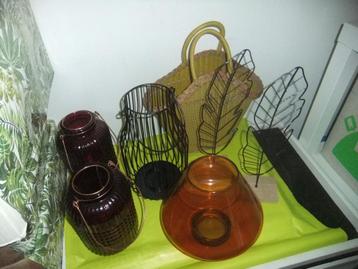 OPRUIMING! PARTIJ LUXE DECORATIE SPULLEN SAMEN €25! beschikbaar voor biedingen
