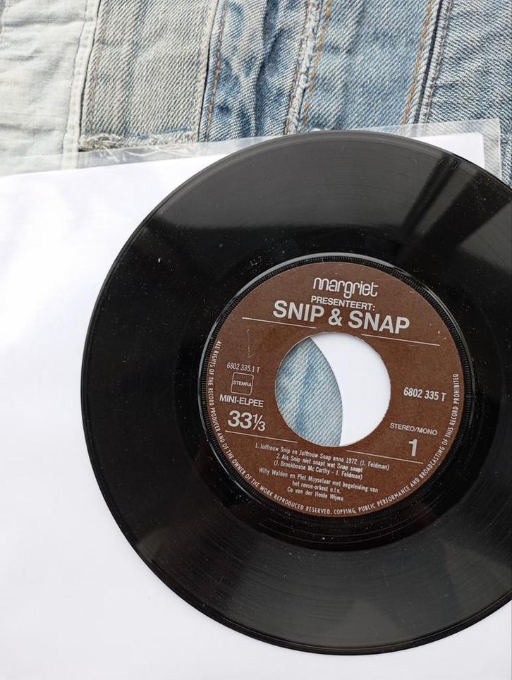 Snip & Snap - Margriet Mini-Elpee, Cd's en Dvd's, Vinyl Singles, Gebruikt, Overige formaten, Ophalen of Verzenden