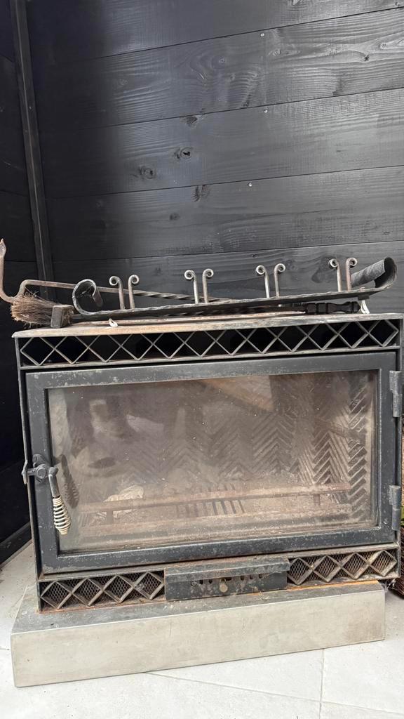 Openhaard Theissen, Huis en Inrichting, Haarden, Zo goed als nieuw, Houthaard, Ophalen of Verzenden