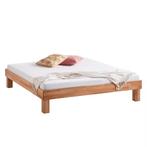 Bed Emma Matras 200 x 200 + houten bedframe + 2 lattenbodems, Ophalen, Tweepersoons, 200 cm, Overige maten