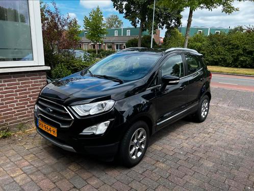 Ford Ecosport 1.0 Ecoboost 125pk 2018 Zwart met trekhaak, Auto's, Ford, Particulier, Ecosport, ABS, Airbags, Airconditioning, Apple Carplay