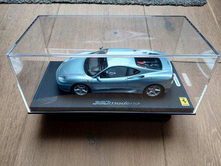 BBR Ferrari 360 Modena 1999 Grigio alloy, Hobby en Vrije tijd, Modelauto's | 1:18, Nieuw, Overige merken, Ophalen of Verzenden