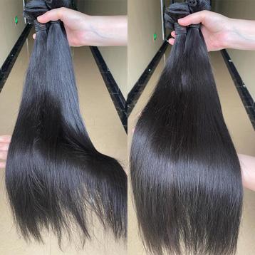Zwarte Steile Mensenhaar Weave Extensions Extensies Haar beschikbaar voor biedingen