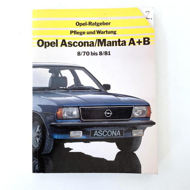 Opel Ascona / Manta A+B, Boeken, Auto's | Boeken, Gelezen, Opel, Verzenden