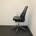 Twinform - Bureaustoel - Zwart leer, Huis en Inrichting, Gebruikt, -, Zwart, -