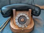 Oude draaischijftelefoon bakeliet – PTT / RTT – jaren 40–50, Verzamelen, Retro, Ophalen of Verzenden, Huis en Inrichting