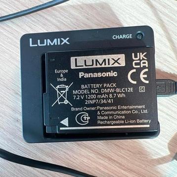 Panasonic DMW-BLC12E Accu + Lader beschikbaar voor biedingen