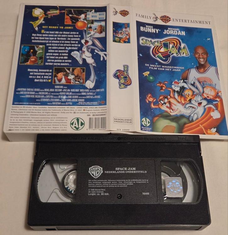 Space Jam VHS Kinderen/Jeugd, Cd's en Dvd's, VHS | Kinderen en Jeugd, Gebruikt, Alle leeftijden, Ophalen of Verzenden