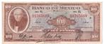 Mexico, 100 Pesos, 1954, XF, Los biljet, Ophalen of Verzenden, Midden-Amerika