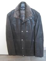 Echt lederen winterjas, Kleding | Heren, Ophalen, Bruin, Maat 56/58 (XL), Zo goed als nieuw