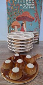 6 Escargot Ovenschaaltjes - Vintage, Antiek en Kunst, Ophalen of Verzenden