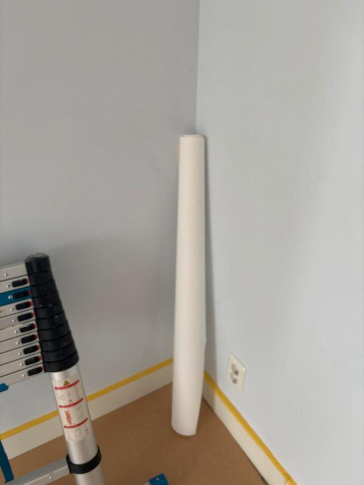 Renovlies Behang - 1 meter breed, 150 grams, Huis en Inrichting, Stoffering | Behang, Wit, 10 tot 25 m², Ophalen