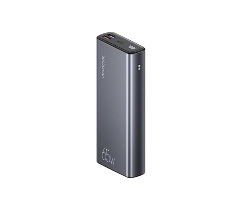 USAMS Powerbank – 30.000 mAh – 65W – Grijs – Quick Charge, Telecommunicatie, Powerbanks, Nieuw, Ophalen of Verzenden
