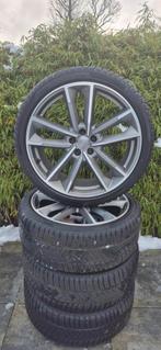21 INCH Audi S6 C8 velgen met Pirelli winterbanden 7MM, Auto-onderdelen, Ophalen, Gebruikt, 255 mm, Banden en Velgen