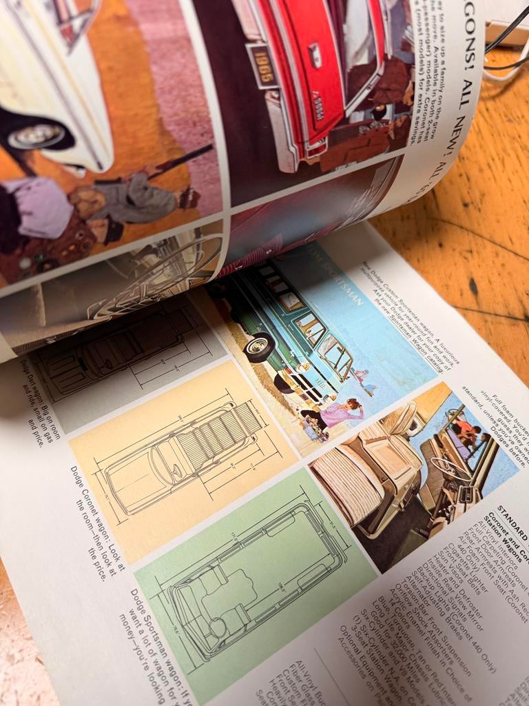 Mooie brochure: Dodge Dart Coronet Polara custom 880 1965, Ophalen of Verzenden, Zo goed als nieuw, Overige merken