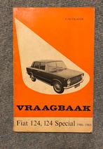 Fiat 124 Vraagbaak - Onderhoud en Reparatie, Ophalen of Verzenden, Gelezen