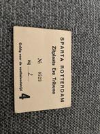 OUD TICKET SPARTA ZITPLAATS ERE TRIBUNE, Ophalen of Verzenden, Zo goed als nieuw