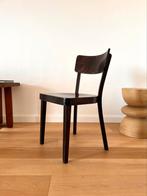 6, 8 or 10 Vintage café wooden dining chairs brown, Huis en Inrichting, Stoelen, Bistro, Gebruikt, Bruin, Hout
