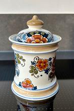 Delfts aardewerk pot met deksel, Ophalen of Verzenden