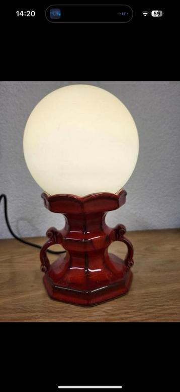 Antieke lamp keramiek retro beschikbaar voor biedingen