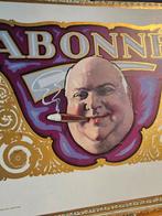 Abonne sigaren  grote assortimentkist  sigaren, Ophalen of Verzenden, Zo goed als nieuw, Reclamebord