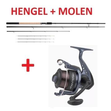 Set Ron Thompson Feeder Hengel 3,30 M - 3D + Molen Nieuw !! beschikbaar voor biedingen