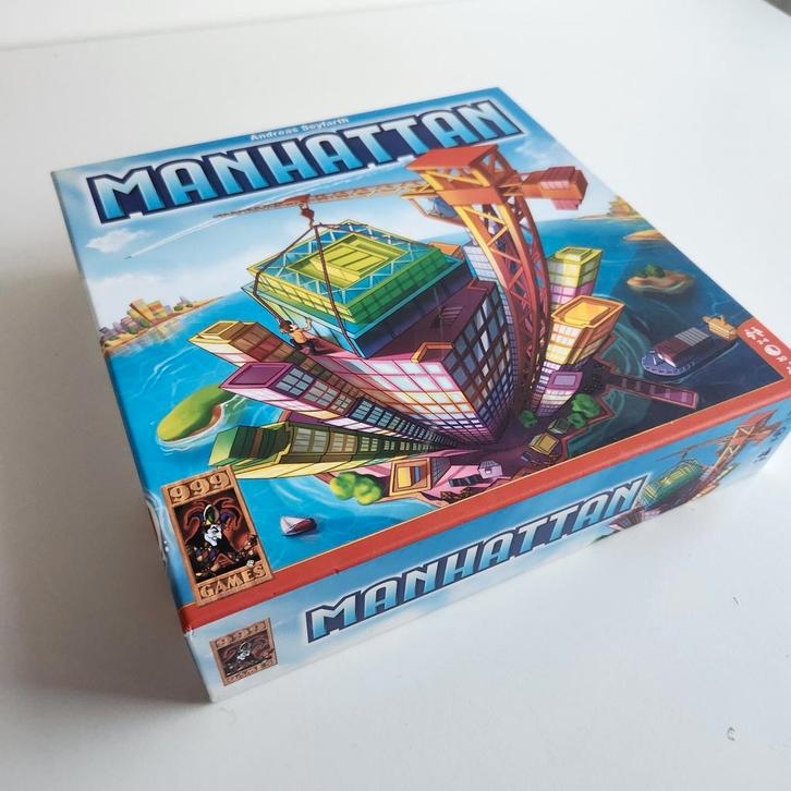 Manhattan Bordspel, Hobby en Vrije tijd, Gezelschapsspellen | Bordspellen, Zo goed als nieuw, Drie of vier spelers, Ophalen of Verzenden