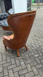 Chesterfield Fauteuil - Klassieke Stijl, Huis en Inrichting, Fauteuils, Ophalen, Gebruikt, Hout, 75 tot 100 cm