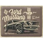 Ford Mustang the boss relief reclamebord van metaal wandbord