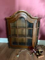 Vitrinekastje hang, Huis en Inrichting, Kasten | Vitrinekasten, Ophalen, Met plank(en), Gebruikt, 50 tot 100 cm