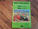 Tractor folder Deutz D 5206/D 5206 A, Ophalen of Verzenden, Zo goed als nieuw