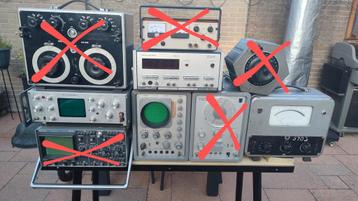 Partij oude Philips meetapparatuur (per stuk te koop) beschikbaar voor biedingen