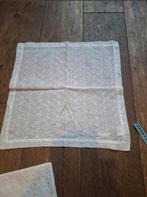 4 x broderie servetten riviera maison, Ophalen of Verzenden, Zo goed als nieuw, Wit, Overige typen