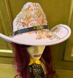 Roze cowboyhoed ,handmade, Ophalen of Verzenden, Zo goed als nieuw, Maat 38/40 (M), Carnaval