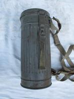 Duitse KM gasmasker met bus, Ophalen of Verzenden, Landmacht, Duitsland, Overige typen