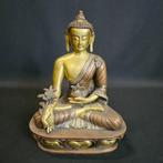 Medicijn boeddha beeld – brons – 25cm hoog – india, Ophalen of Verzenden, Nieuw