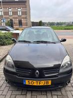 Renault Clio 2004 Zwart, Auto's, Voorwielaandrijving, Stof, 74 pk, Beige