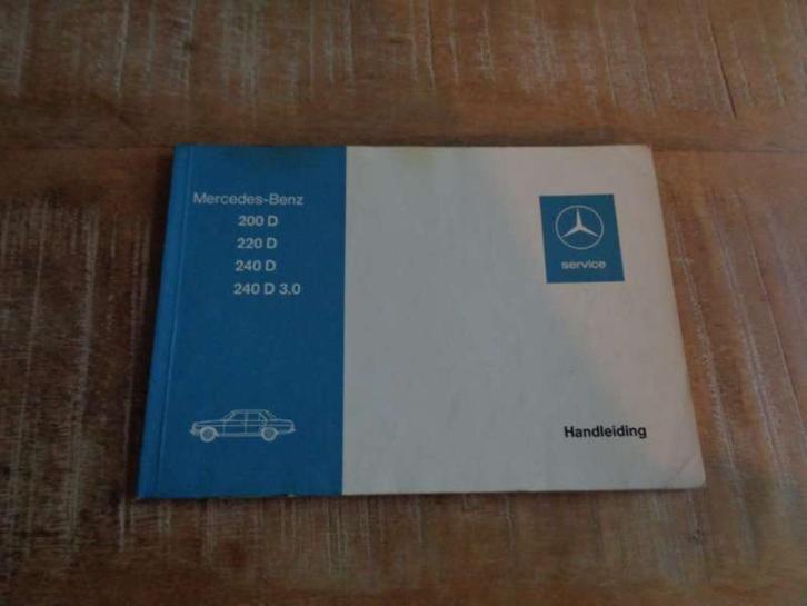 Mercedes 200D-220D-240D Handleiding Instructieboek NL - W115, Auto diversen, Handleidingen en Instructieboekjes, Verzenden