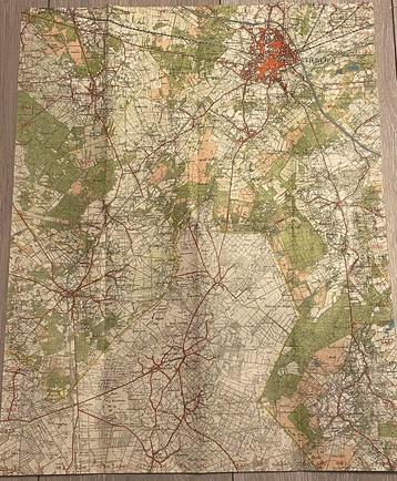 1938 Breda O 50 - Stafkaart defensie NL 1938 beschikbaar voor biedingen