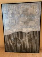 Abstract schilderij van Piero Montanelli, Ophalen